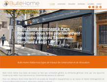 Tablet Screenshot of bulle-home.com